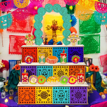 🕯Day of Dead Ofrenda Box Alter Ofrenda Wooden Box Set