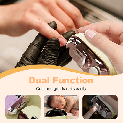 ✂️🎁🔥LAST DAY 49% OFF🔥  -💅 2-in-1 Smart Electric Nail Clipper & Polisher 🌟