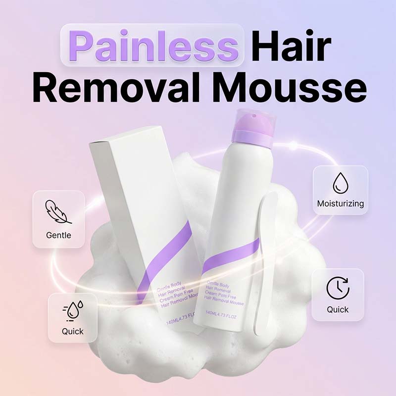 💖Gentle & Painless Hair Removal Cream Duo for Sensitive Skin, Say Goodbye To Unwanted Hair Without Pain👋