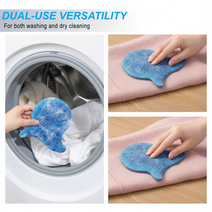 🏆 50% OFF NOW! 🔥（5PCS） Reusable Pet Hair Remover For Laundry – Lint-free, eco-friendly & works in washer/dryer – removes fur from clothes, bedding & upholstery 🐾