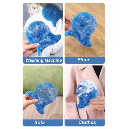 🏆 50% OFF NOW! 🔥（5PCS） Reusable Pet Hair Remover For Laundry – Lint-free, eco-friendly & works in washer/dryer – removes fur from clothes, bedding & upholstery 🐾