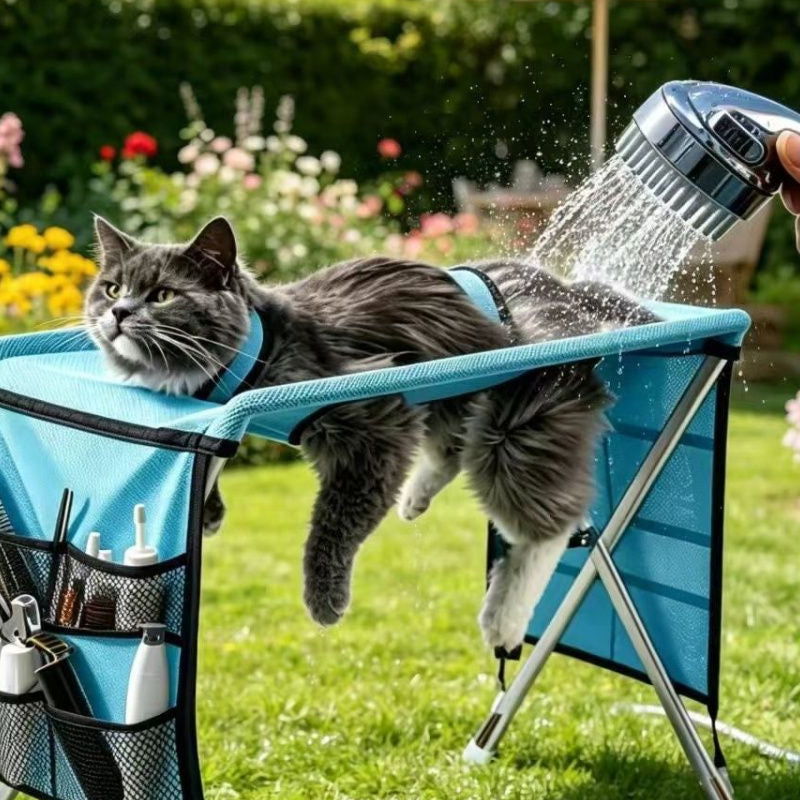 ⏳Limited-time 50% off⏰2-in-1 Foldable Pet Grooming Bed🐱🐶🛋️