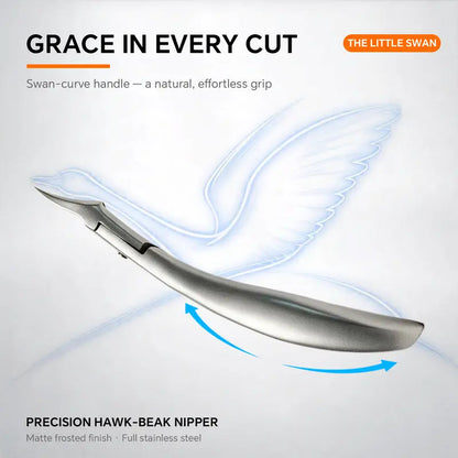 📢📢40% OFF !! ⏰Stainless Steel Ingrown Toenail Clipper and Dead Skin Nipper 2 Piece Manicure Set