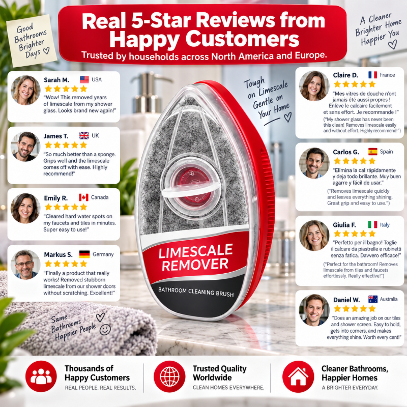 🧽 2-in-1 Bathroom Cleaning Brush | Refillable Scrubber with Built-In Cleaner Dispenser