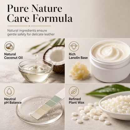 💥LAST DAY SPECIAL PRICE👜✨50% OFF!✨Professional Luxury Leather Cleaner and Nourishing Care Cream Set