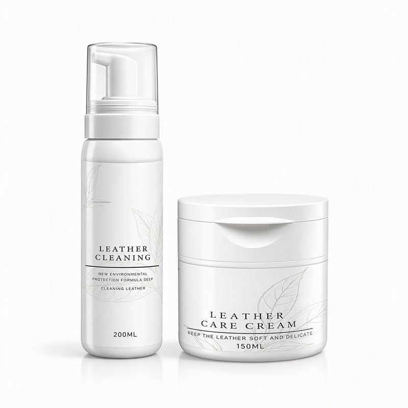 💥LAST DAY SPECIAL PRICE👜✨50% OFF!✨Professional Luxury Leather Cleaner and Nourishing Care Cream Set