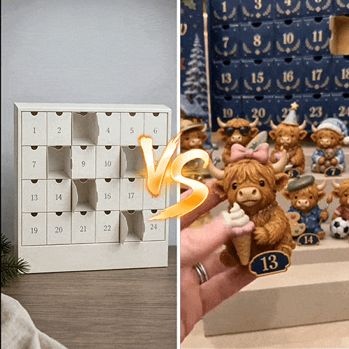 Highland Cow Advent Calendar – 24 Miniature Characters — product view 6